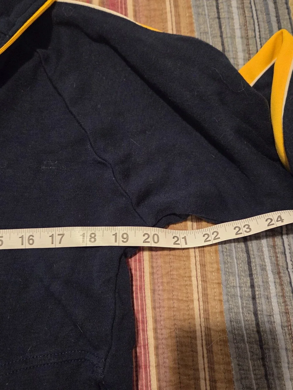 Vintage CalSport Track Jacket 80s Blue And Yellow Men's/Unisex Size Large